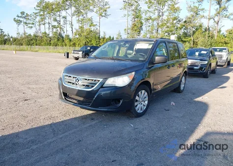 2012 Volkswagen Routan Sel из США, поврежденный, VIN 2C4RVACG1CR391600
